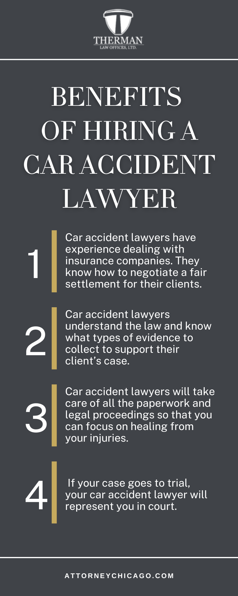Benefits Of Hiring A Car Accident Lawyer Infographic